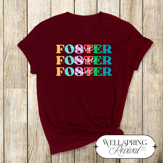 FOSTER: Love, Hope, Care | XS-4X