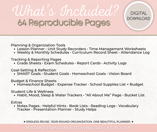 Timeless Reading Planner | 66 Pages